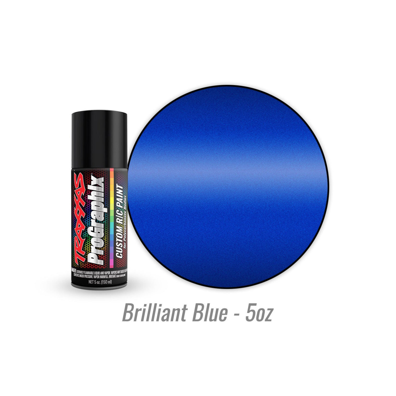 Traxxas Polycarbonate Spray Paint Brilliant Blue 5Oz CW-10848