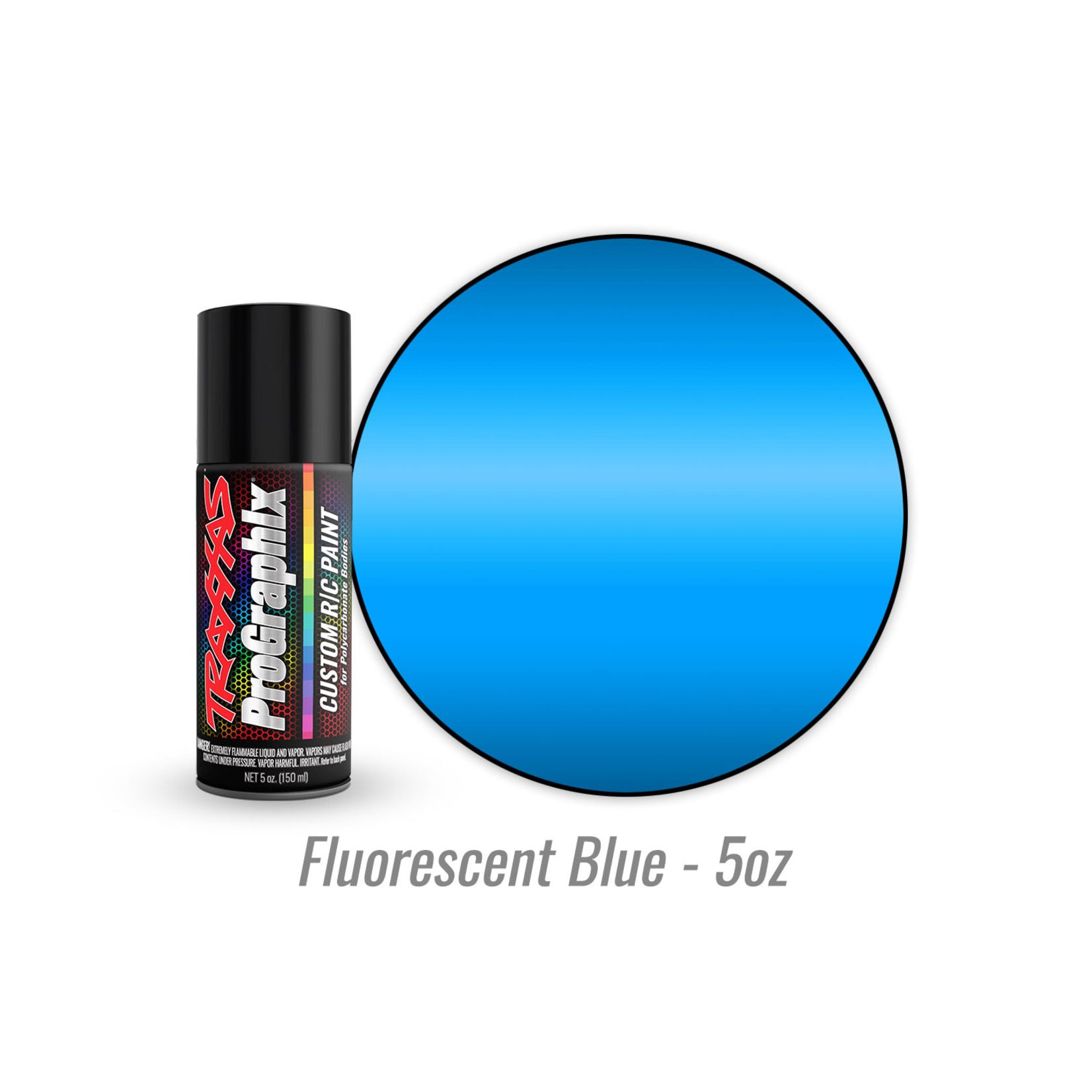 Trx-5064 Traxxas Body Paint, Prographix™, Fluorescent Blue (5Oz) CW-10858