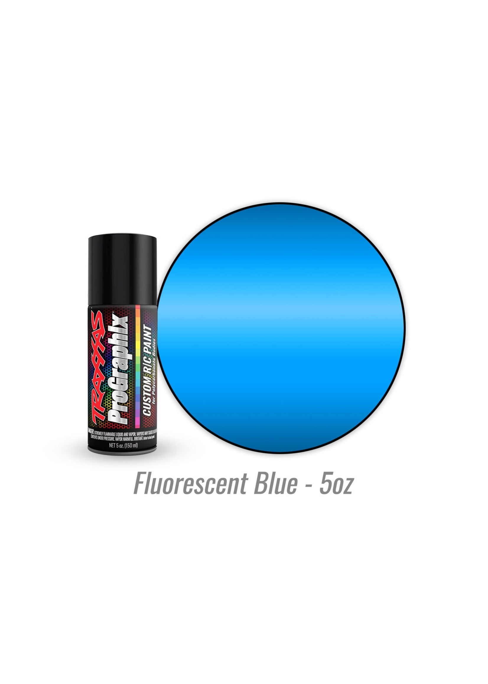 Trx-5064 Traxxas Body Paint, Prographix™, Fluorescent Blue (5Oz) CW-10858