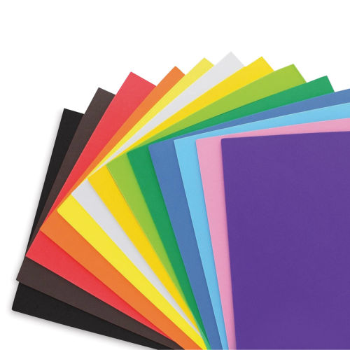 Assorted 9X12 Foam Sheets 2Mm CW-10884