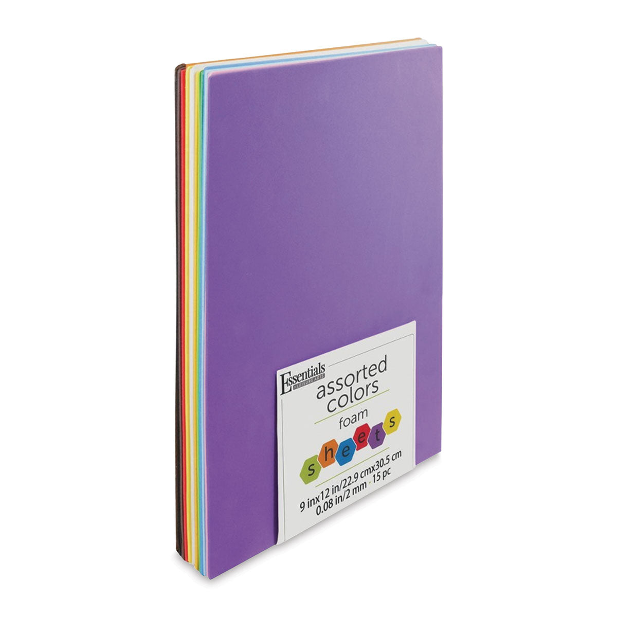 Assorted 9X12 Foam Sheets 2Mm CW-10884_010b81f4-18eb-4dc9-a586-3879b7eff603