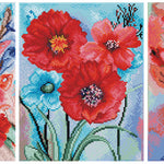 Red Poppies Diamond Art CW-11423_1