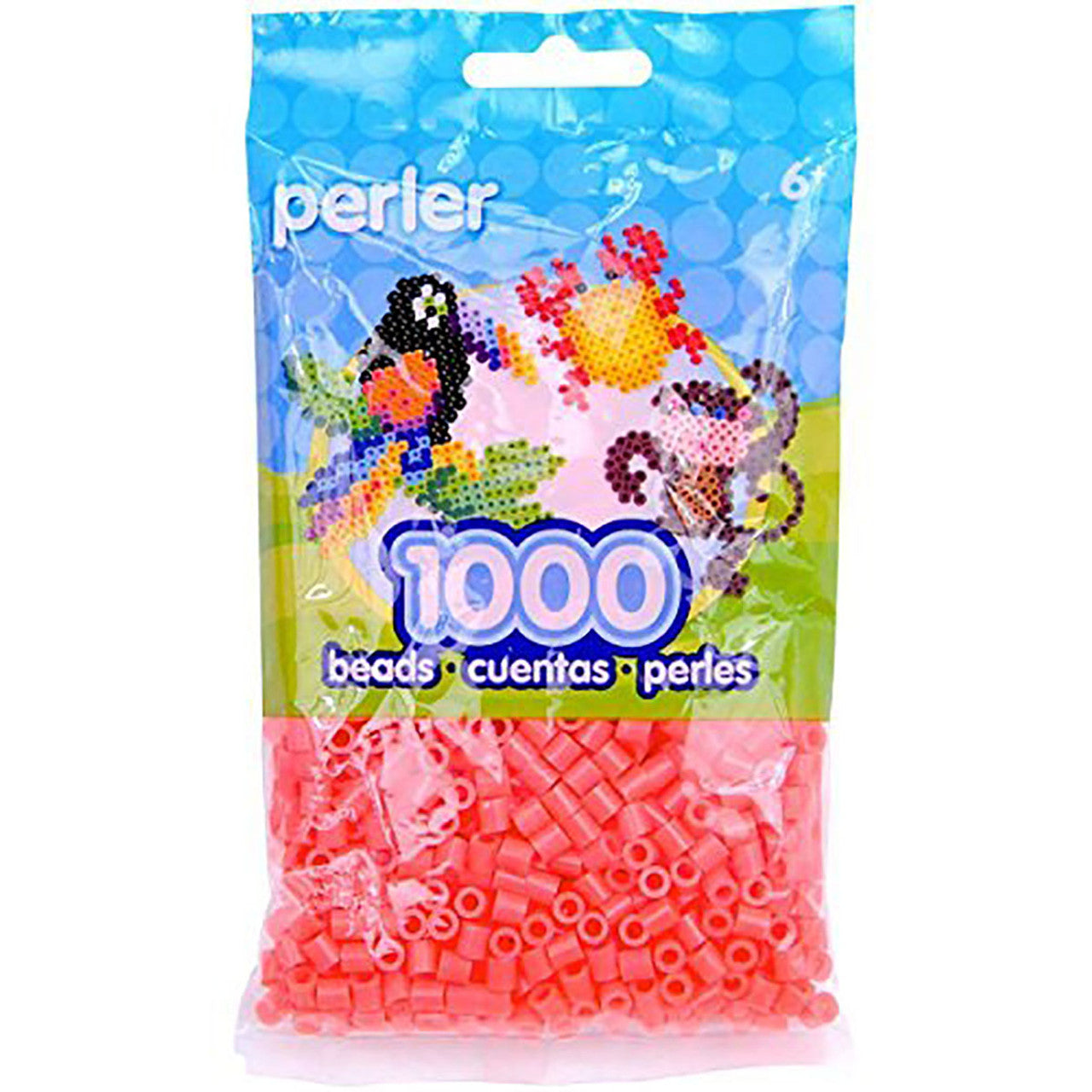 Hot Coral Perler Fuse Beads CW-11507