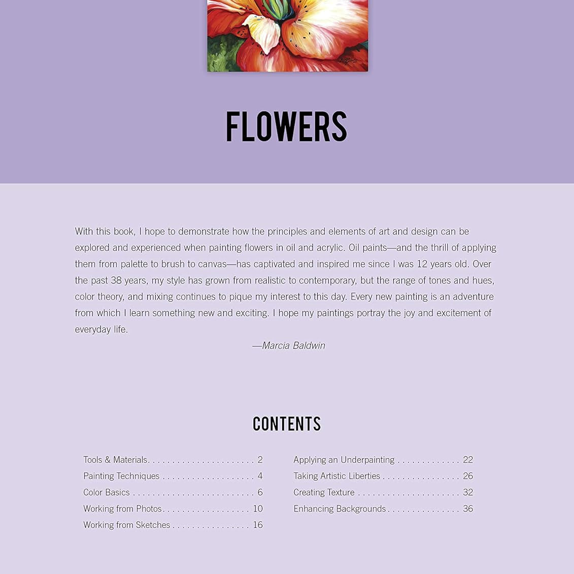 Oil & Acrylic: Flowers: Learn To Paint Step By Step (How To Draw & Paint) CW-11539_1