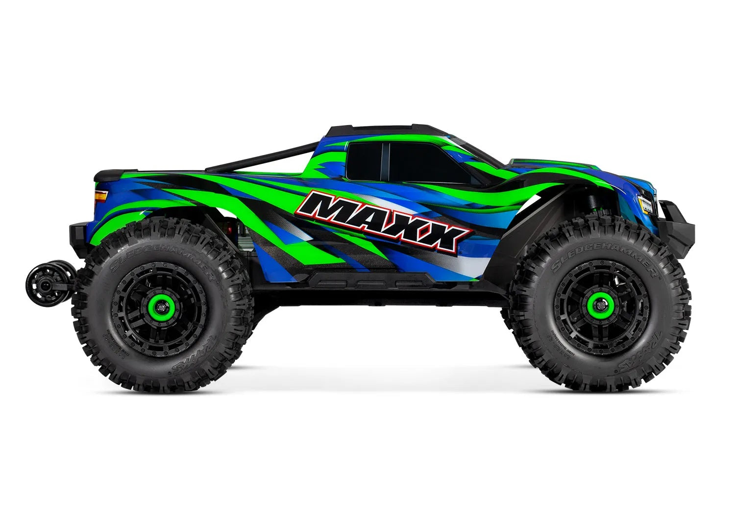 Maxx W/ Widemaxx Green (1/10) 89086-4-Grn CW-11628