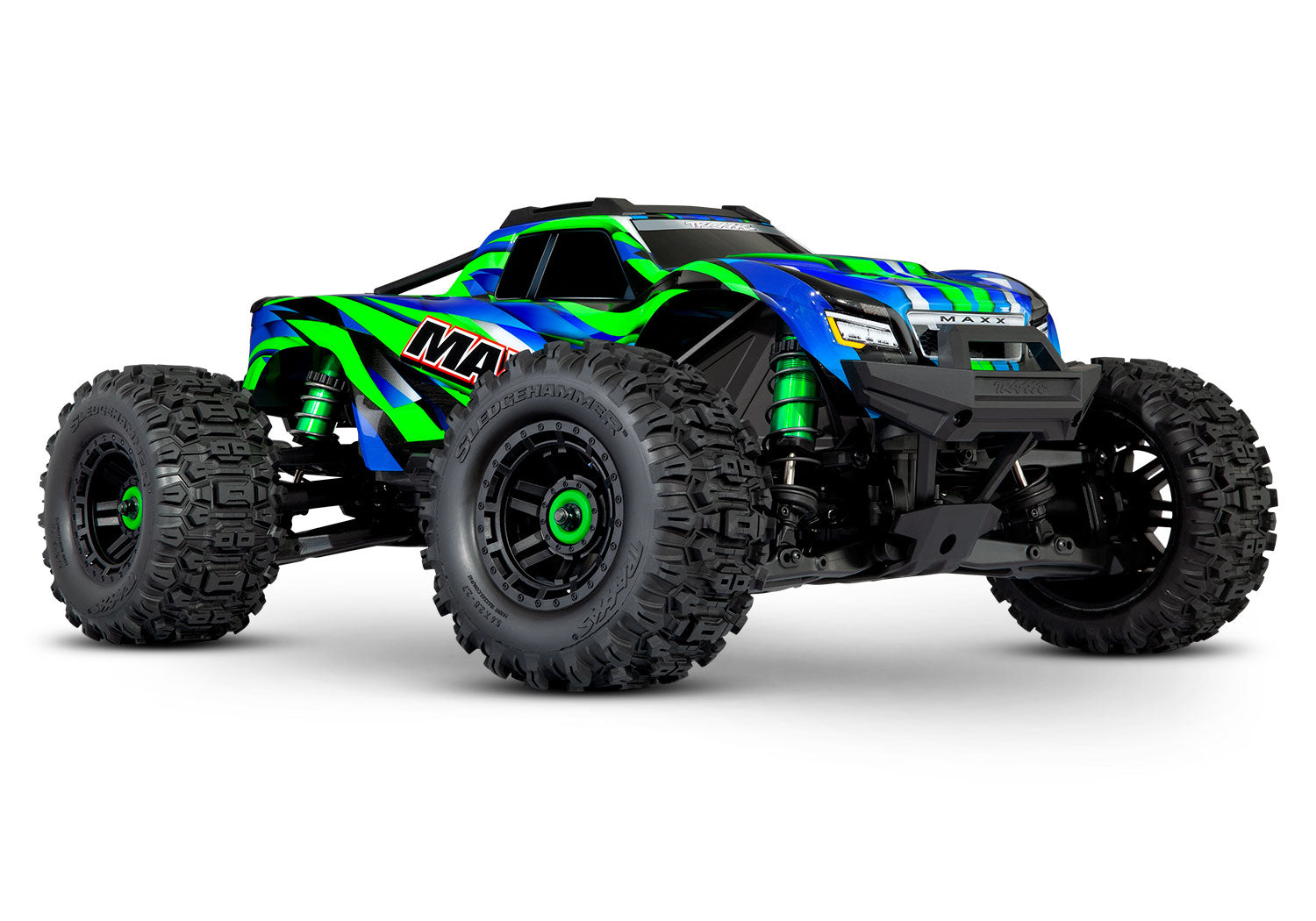Maxx W/ Widemaxx Green (1/10) 89086-4-Grn CW-11628_c6c13261-b0c7-4d9d-8536-bf0b9e61d93c