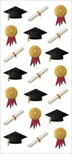 Graduation Puffy Stickers Papercraft Crafts Planner Supply Diy Craft School Arts & Crafts CW-11643_abde0591-6ef0-40cb-a86d-35c6ff16ae8f