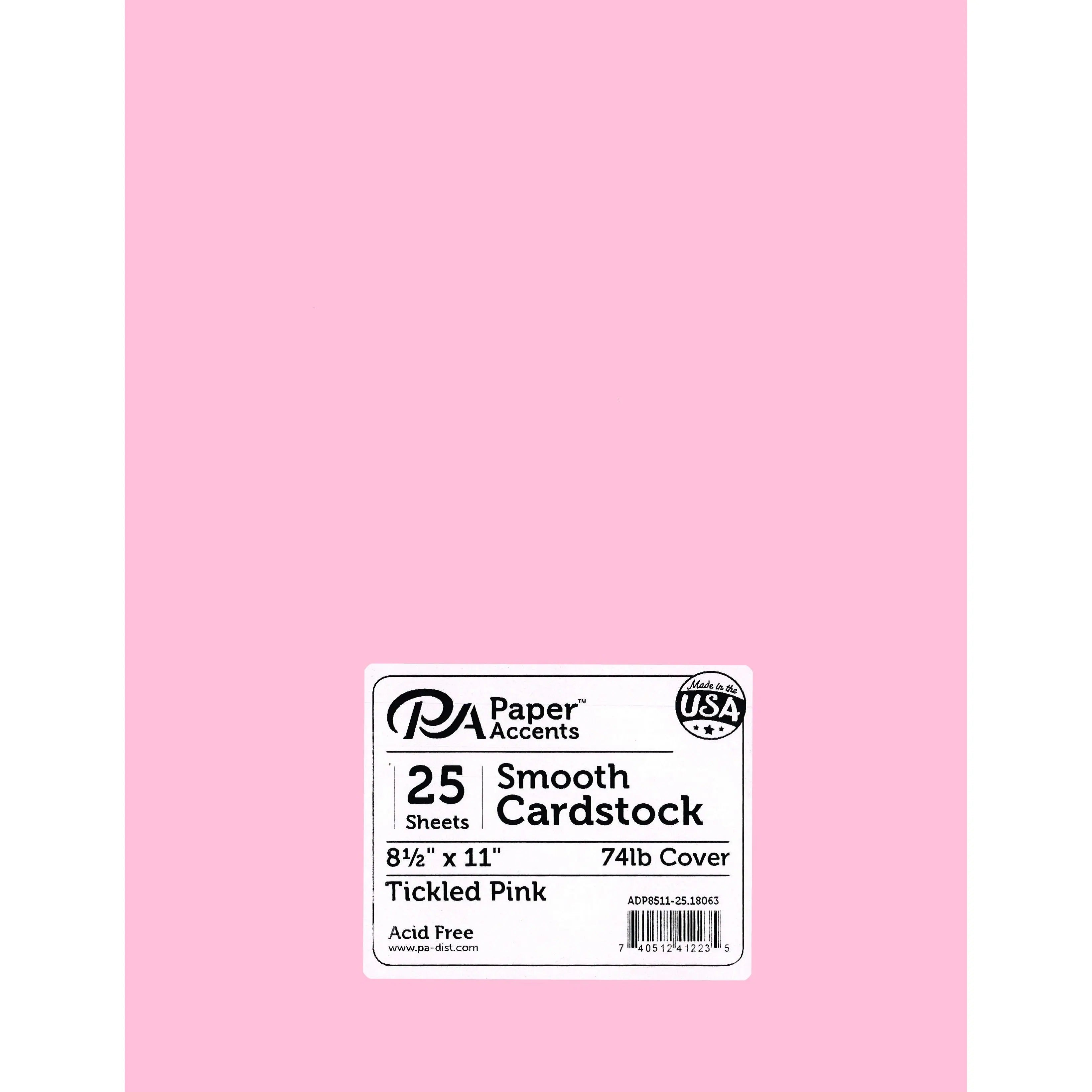 TICKLED PINK SMOOTH CARDSTOCK CW-11708