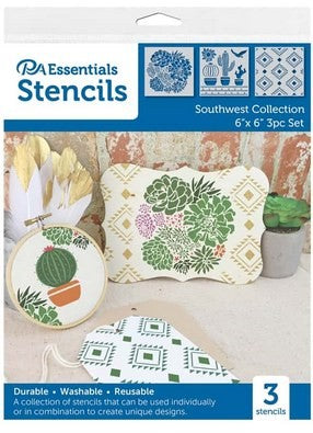 Southwest Collect 6X6 Stencil CW-11736