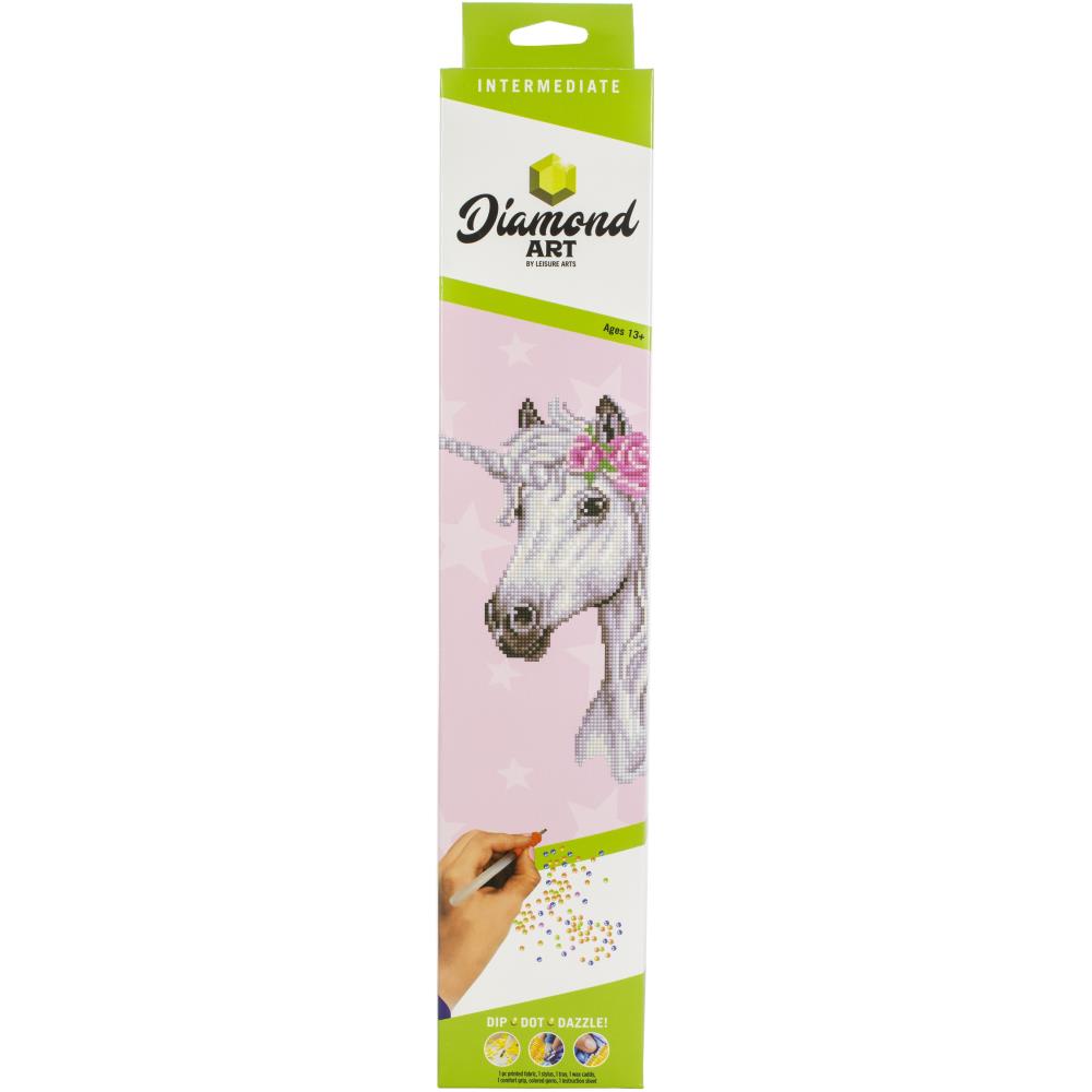 Unicorn Diamond Art, Intermediate 12X12 Kit CW-11762