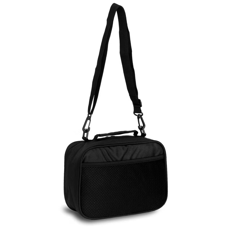 J World Cody Lunch Bag with Shoulder Strap - Black 60 CW-11798