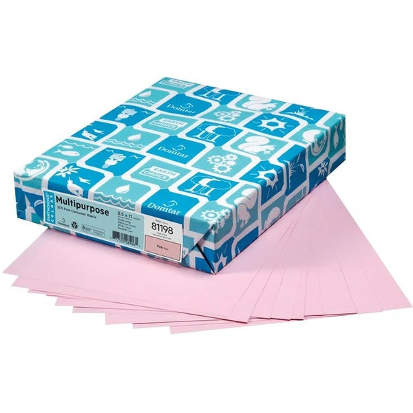 94318 SALMON 8.5X11 20# DOMTAR PAPER Jerrol's Supplies