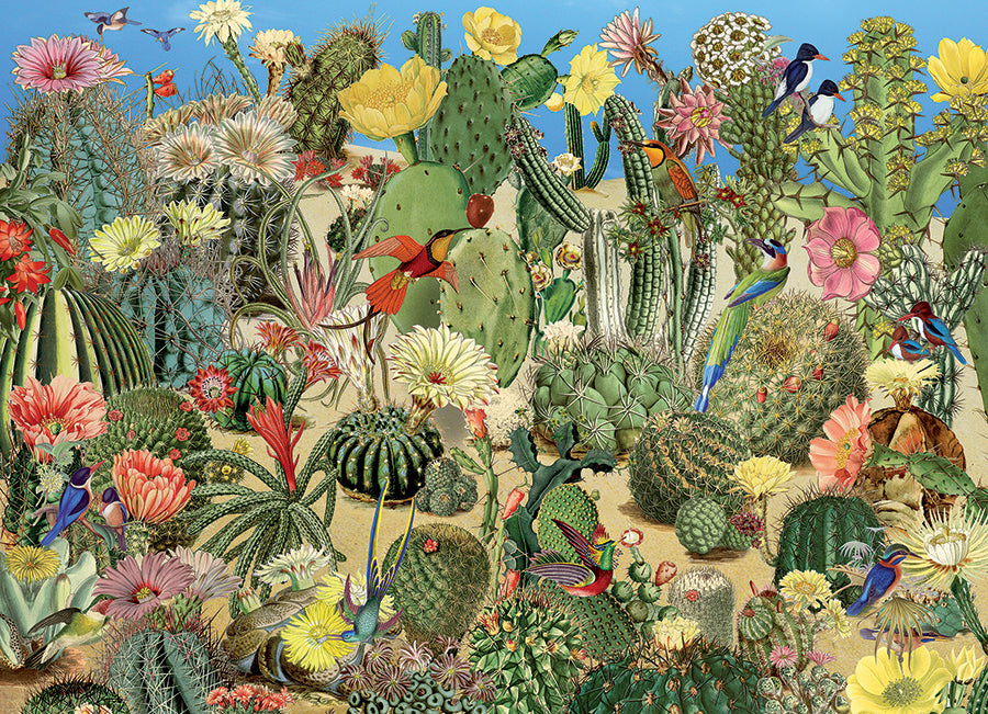 Cactus Garden 1000 Piece Cobble Hill Puzzle - Behr. Barbara CW-12035