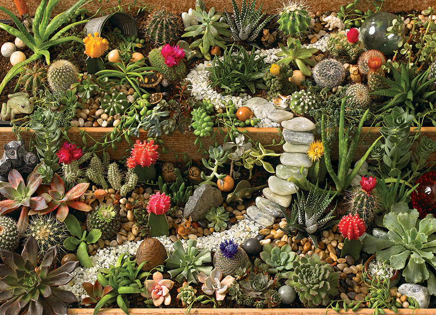 Succulent Garden 1000 Piece Cobble Hill Puzzle CW-12036