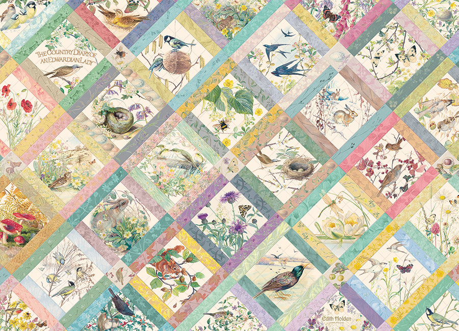 Country Diary Quilt 1000 Piece Cobble Hill Puzzle - Stott. Rowena CW-12037_528363e1-aa13-4c04-929c-22adc58f36ab
