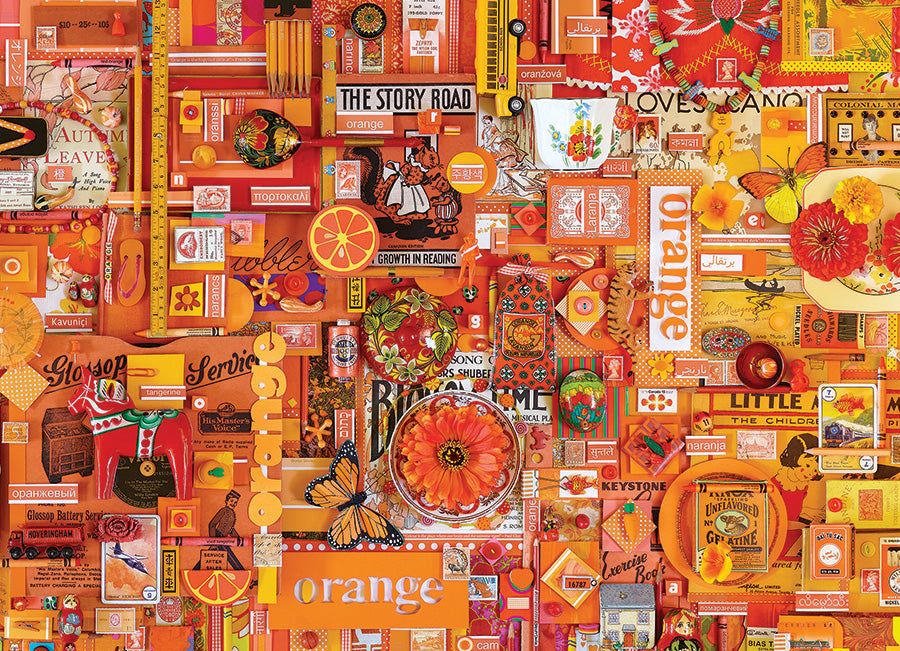 Orange 1000 Piece Cobble Hill Puzzle - Davies. Shelley CW-12046_025774af-40ca-4cba-8297-ac65e92ece9f