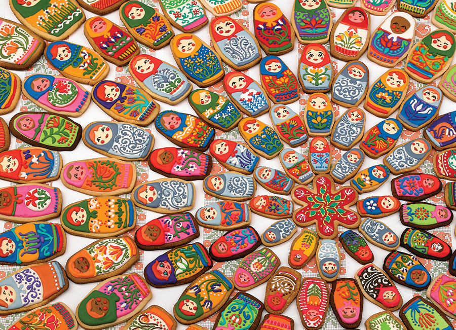 Matryoshka Cookies 1000 Piece Cobble Hill Puzzle CW-12052