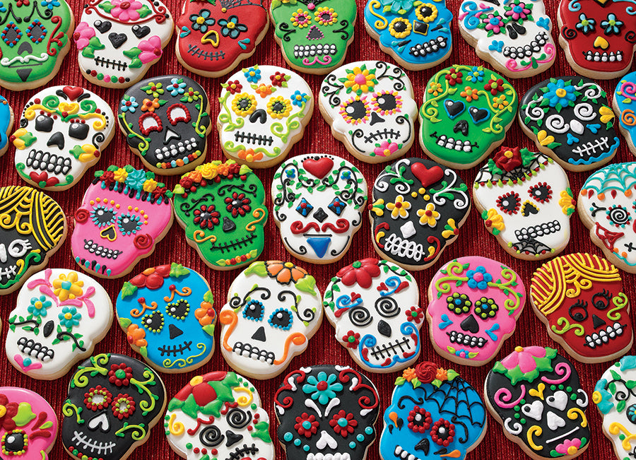 Sugar Skull Cookies 1000 Piece Cobble Hill Puzzle CW-12053