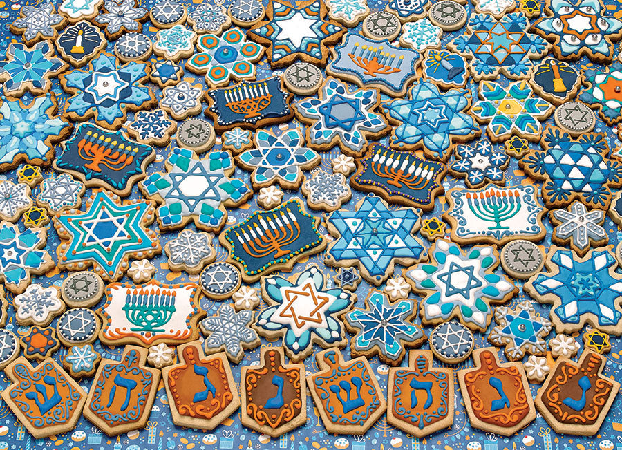 Hanukkah Cookies 1000 Piece Cobble Hill Puzzle CW-12055