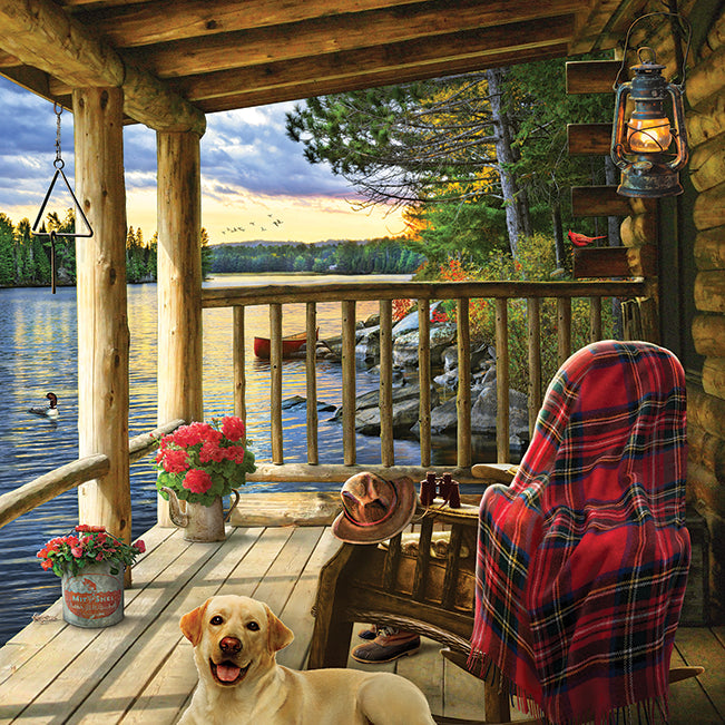 Cabin Porch 1000 Piece Cobble Hill Puzzle - Greg & Co. Llc CW-12064