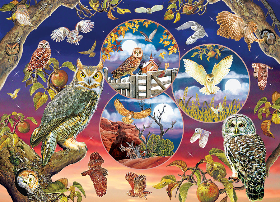Owl Magic 1000 Piece Cobble Hill Puzzle - Solomon. Rosiland CW-12071_46ab3c80-7400-437a-bf2d-b9cacc7c4156
