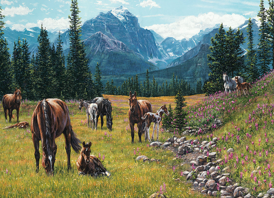 Horse Meadow 1000 Piece Cobble Hill Puzzle - Penner. Kim CW-12082