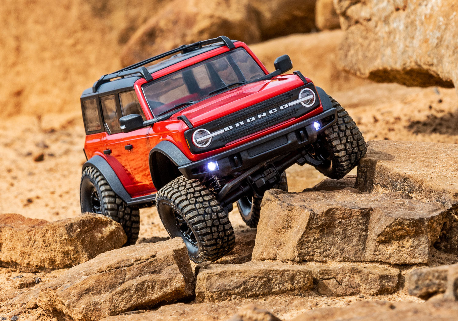 Traxxas TRX-4M Bronco RC Vehicle (1/18) - Red (97074-1-RED) CW-12151_6