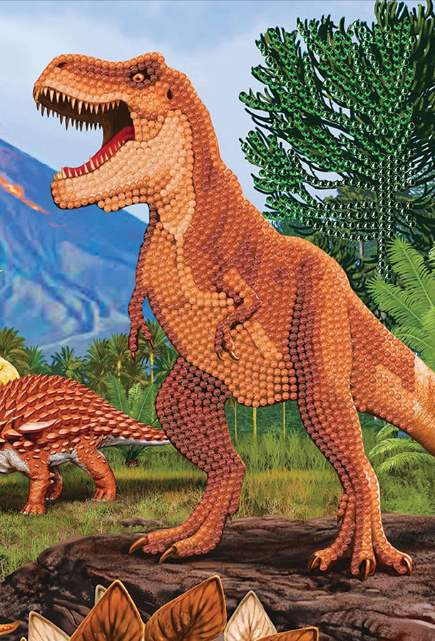 T-Rex Dinosaur Crystal Art Notebook Kit CW-12160_0d22cc20-ffcd-47e2-8e96-bd33a7c361ff
