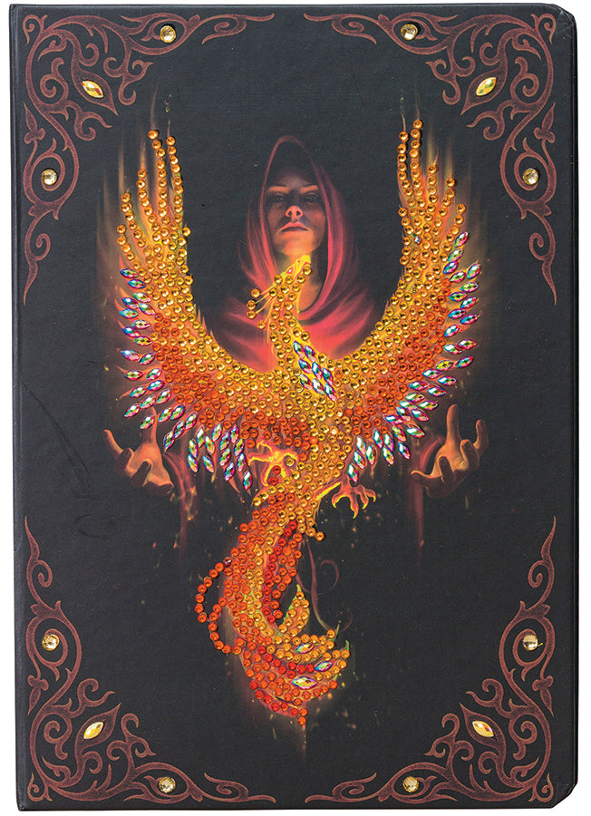 Phoenix Rising Crystal Art Notebook Kit CW-12163
