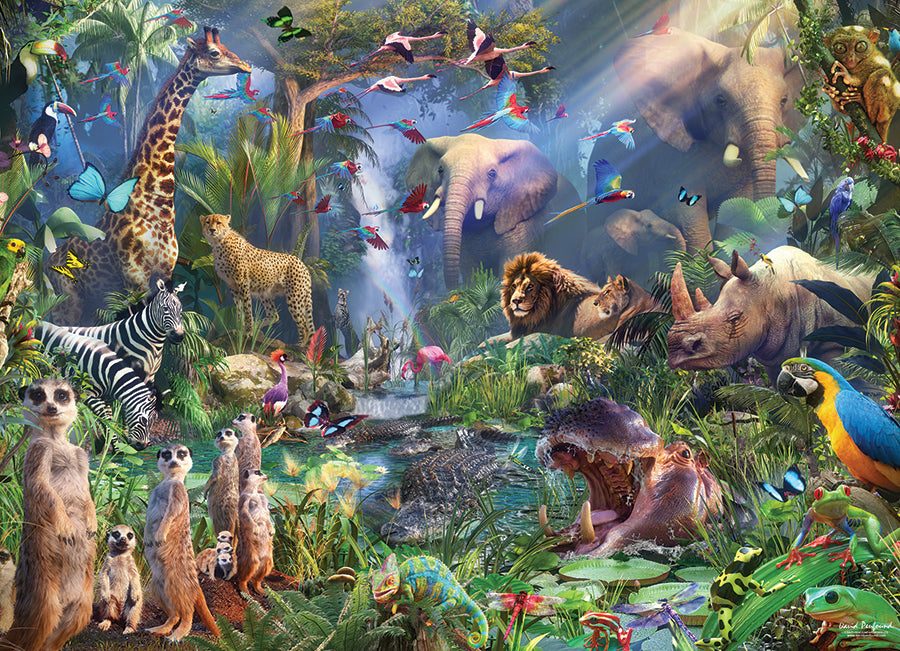 Into The Jungle 1000 Piece Cobble Hill Puzzle - Penfound. David CW-12177