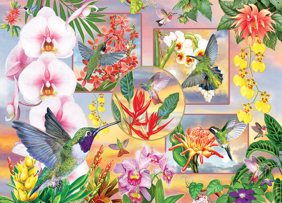 Hummingbird Magic 500 Piece Cobble Hill Puzzle - Solomon. Rosiland CW-12234_c2918c4e-dbde-4217-8682-8bc1d1f716b4