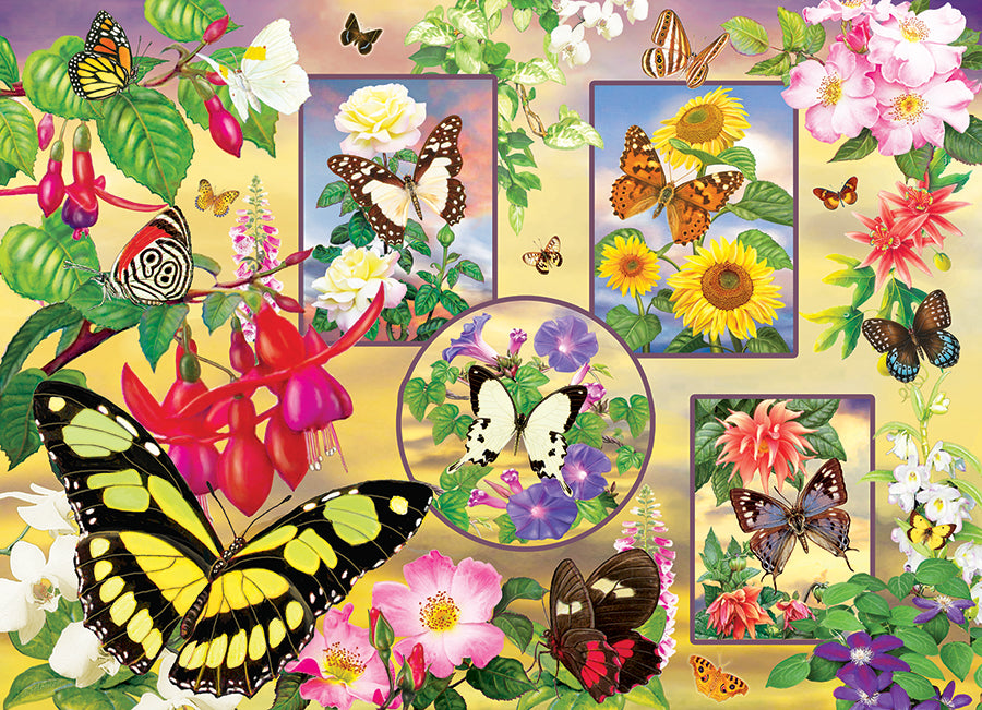 Butterfly Magic 500 Piece Cobble Hill Puzzle - Solomon. Rosiland CW-12235