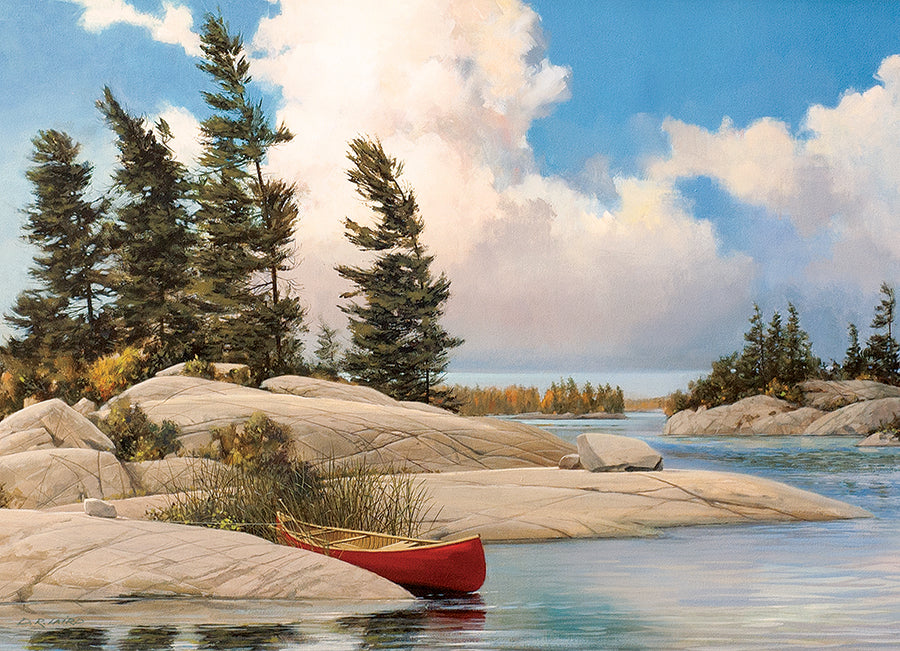Loon Lake 500 Piece Cobble Hill Puzzle - Laird. Douglas CW-12237_98473e0a-c484-471c-b9cf-45bbc0463662