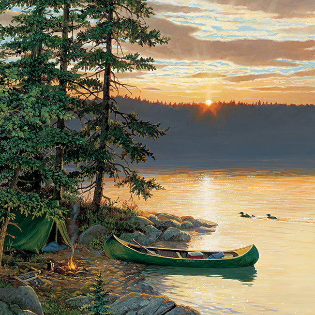 Canoe Lake 500 Piece Cobble Hill Puzzle - Weirs. Persis Clayton CW-12238