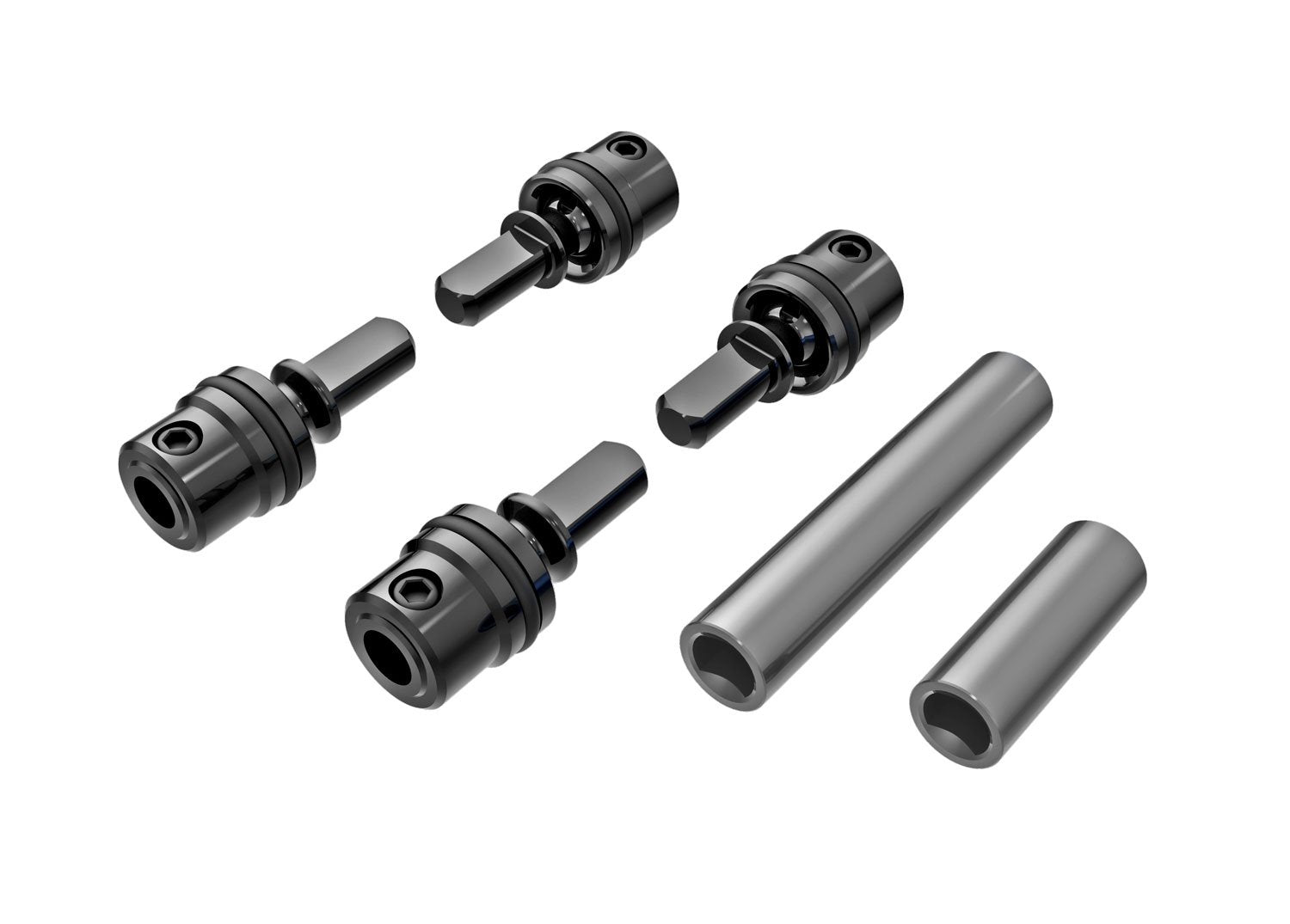 Traxxas Trx-4M Gray Aluminum Center Male Driveshafts Tra9751-Gray CW-12285
