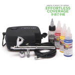 Iwata Neo Gravity Feed Air Brush Kit W/ Compressor Iw120 CW-12306_1
