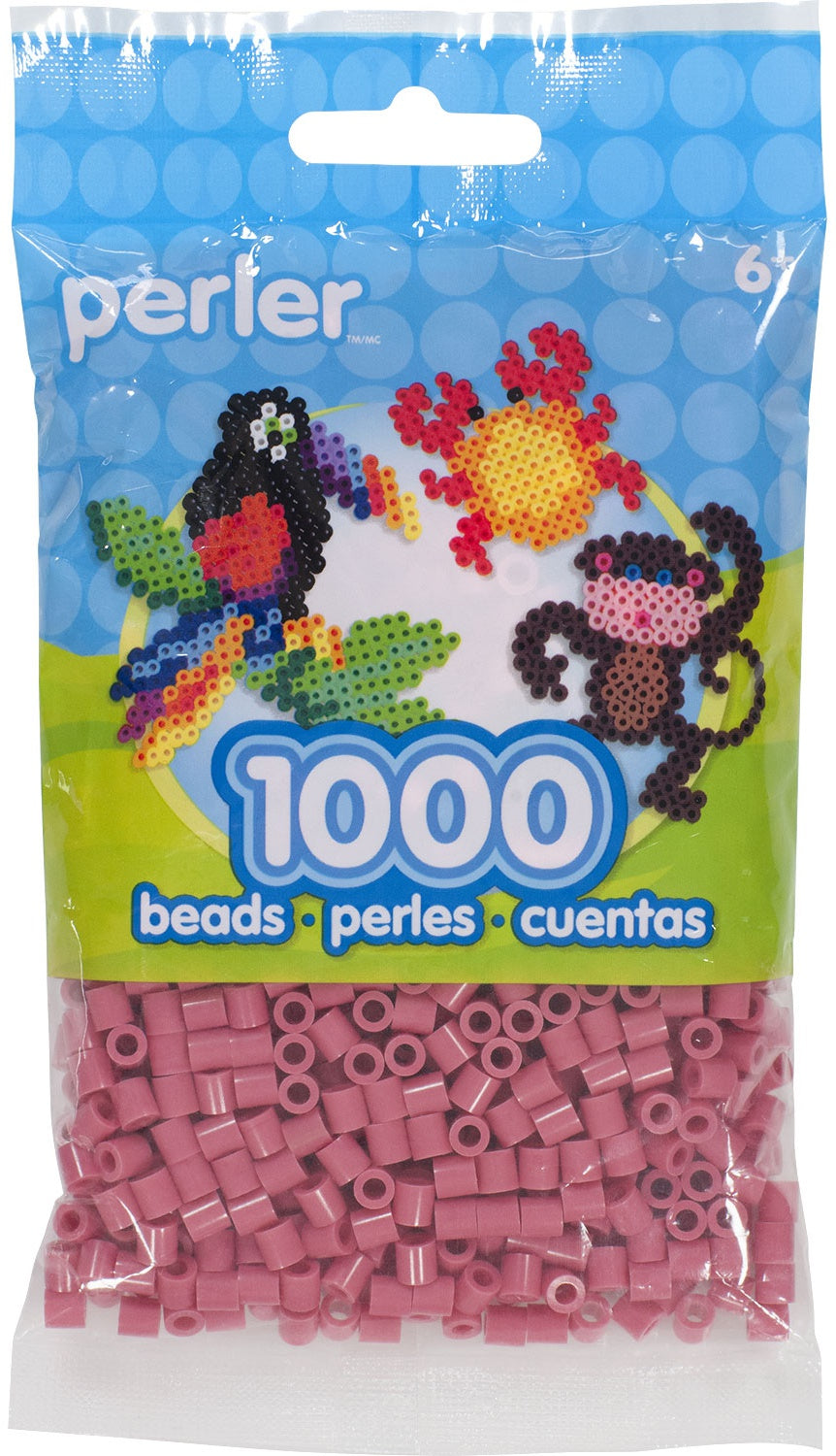Perler Fuse Beads Rose CW-12352