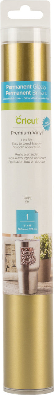 12X36 Glossy Gold Permanent CW-12400