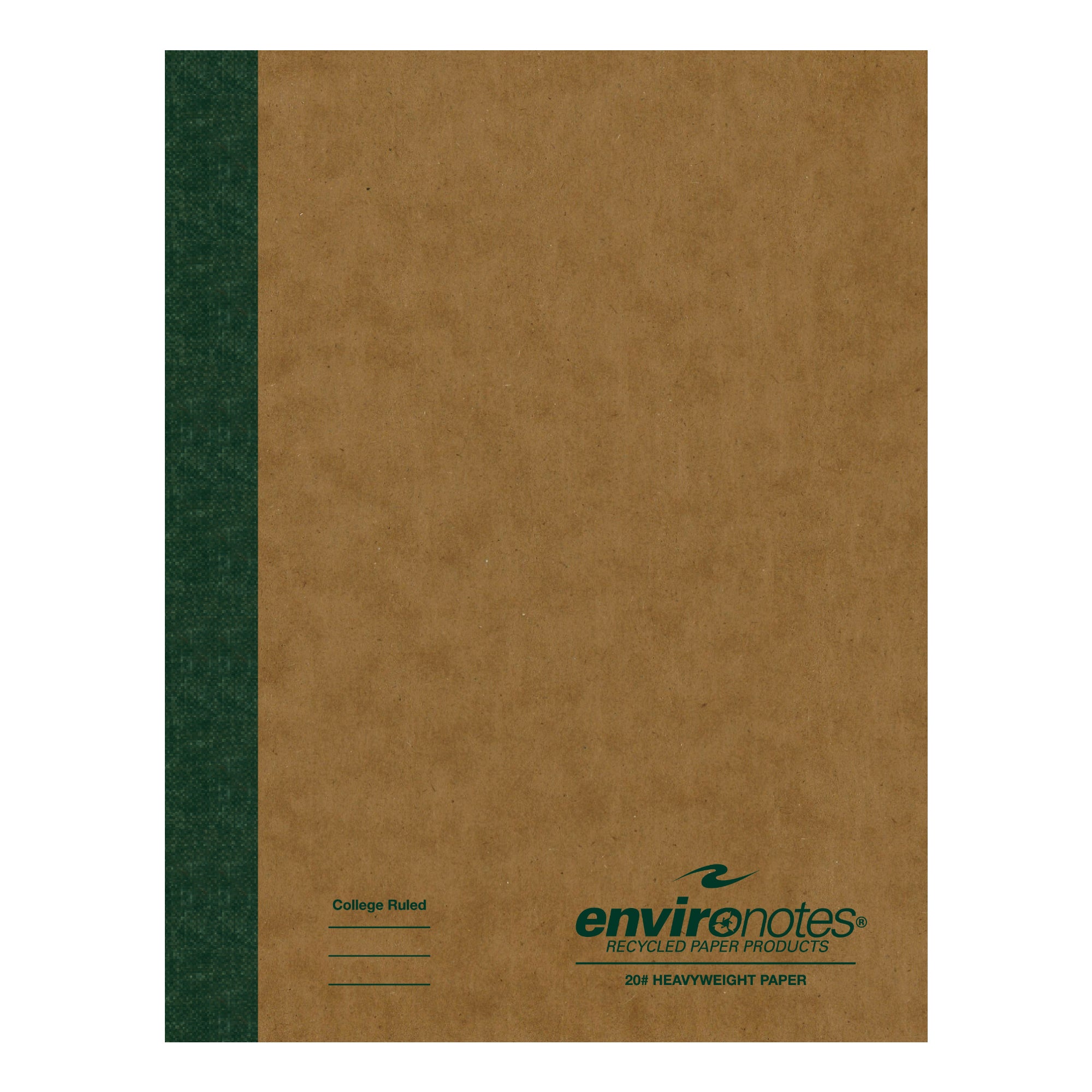 Environotes® Recycled Composition Book, College Ruled, 9.75" X 7.5" - 60 Sheets CW-12402
