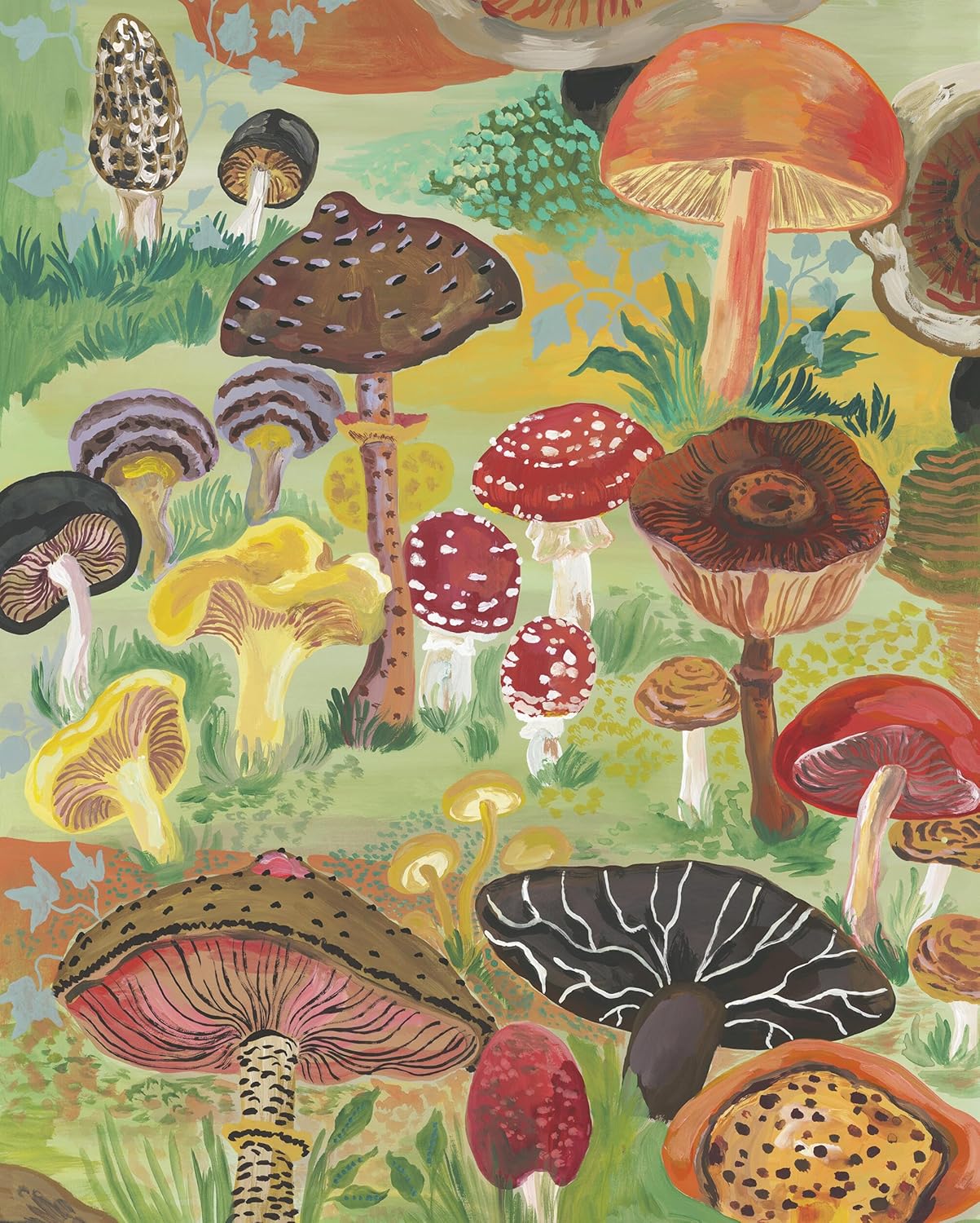 Mushrooms Vintage 1000 Piece Puzzle CW-12638