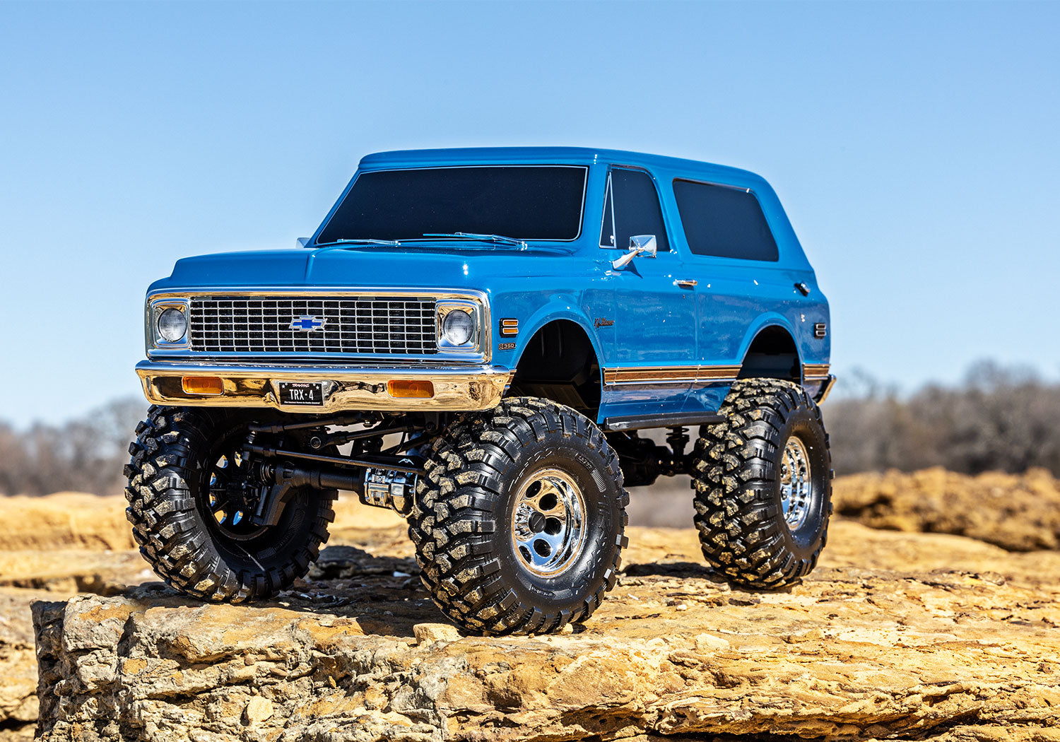 TRX-4 '72 Chevrolet K5 Blazer Blue High Trail Edition RC (1/10) - 92086-4-Blue CW-12668_11