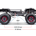 Traxxas TRX-4 Sport High Trail Edition RC Vehicle (1/10) - Blue (82044-4-Blue) CW-12741_18