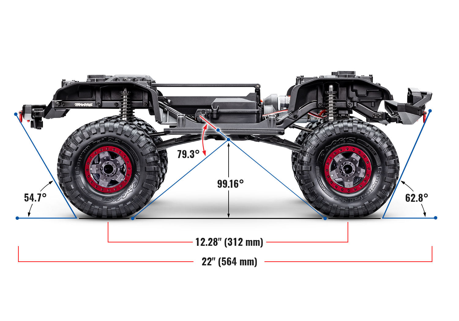 Traxxas TRX-4 Sport High Trail Edition RC Vehicle (1/10) - Blue (82044-4-Blue) CW-12741_18_e200b62c-b42e-4b61-89b2-41b7e6705fe2