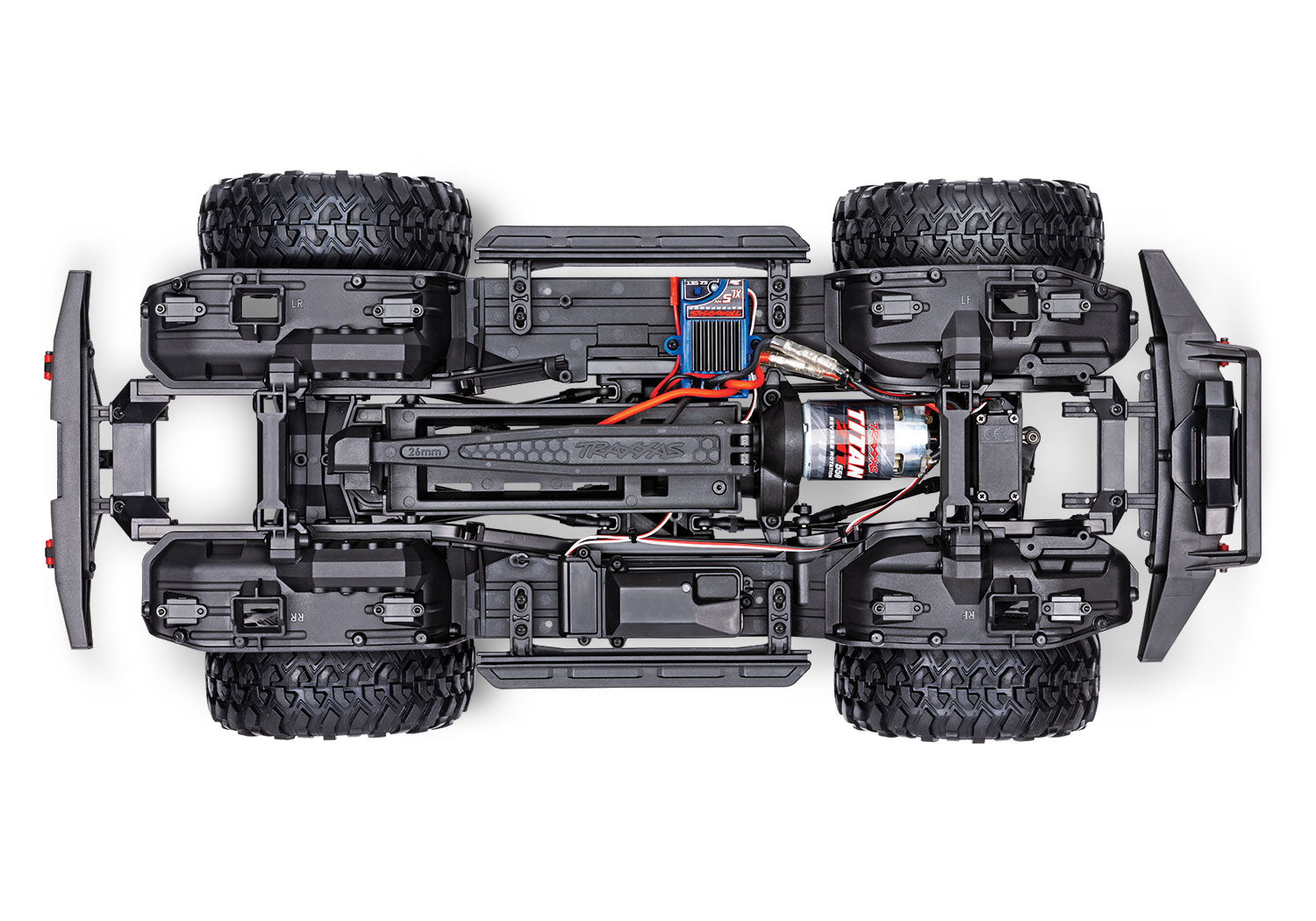 Traxxas TRX-4 Sport High Trail Edition RC Vehicle (1/10) - Blue (82044-4-Blue) CW-12741_9