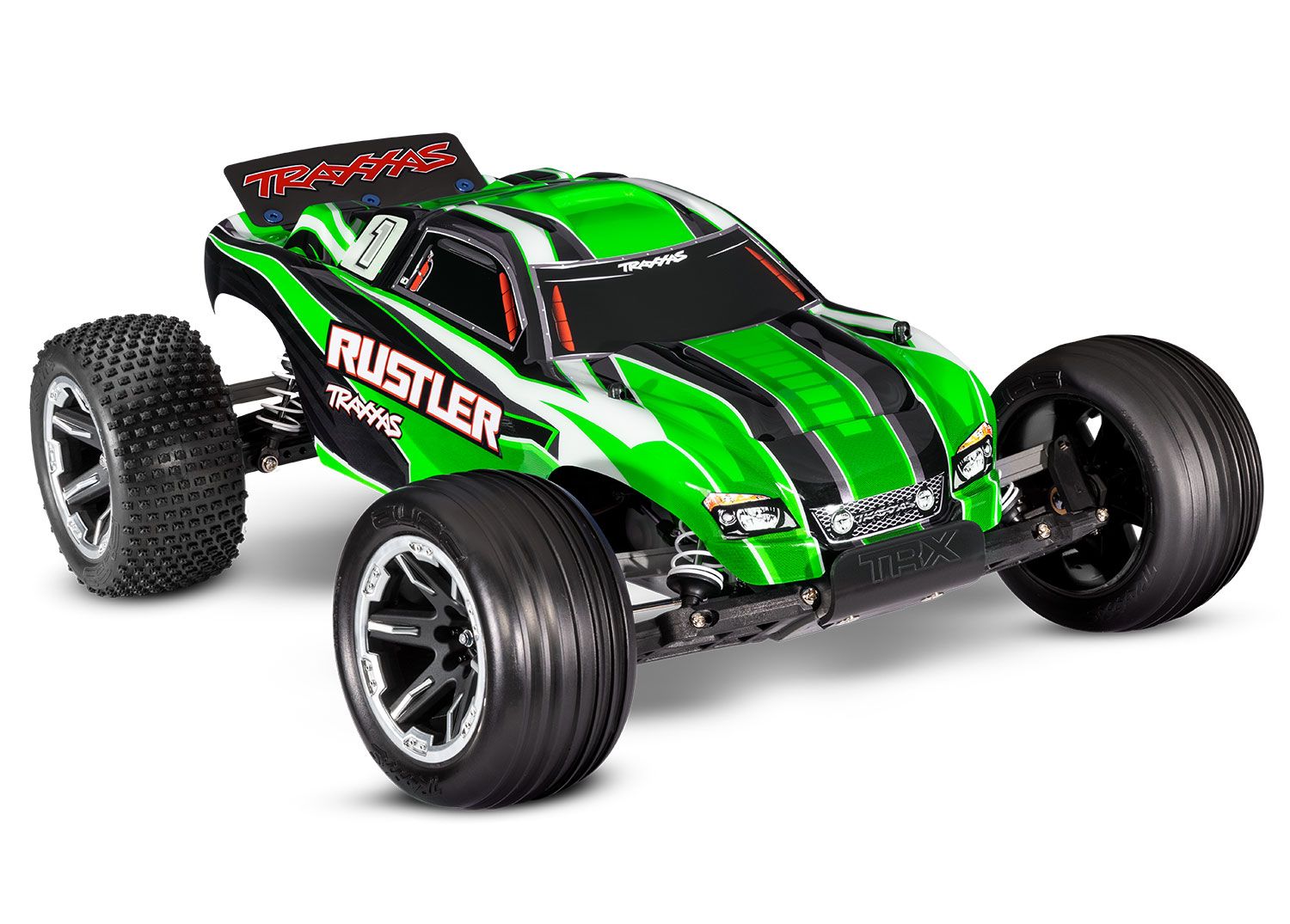 Rustler 1/10 Scale Stadium Truck W/Usb-C Green CW-12788