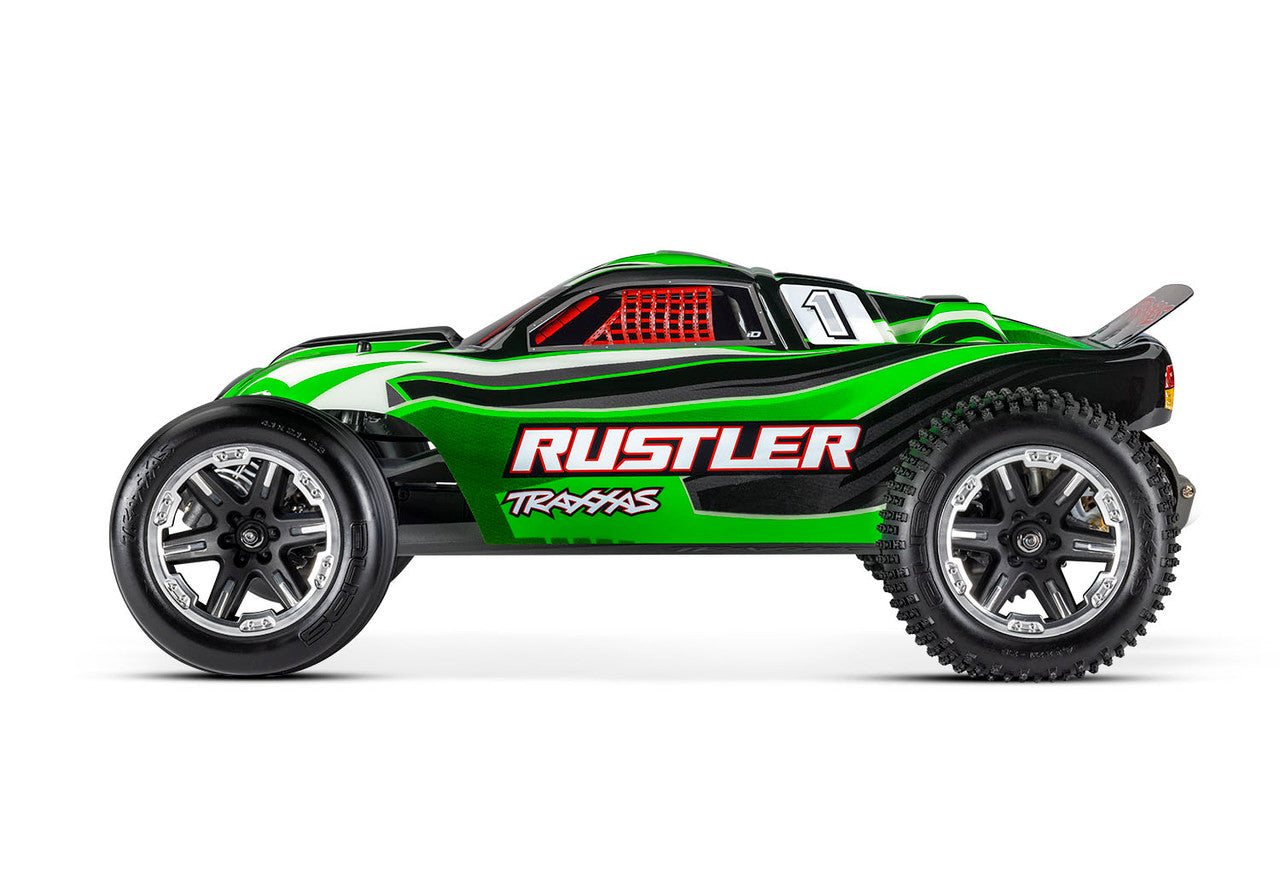 Rustler 1/10 Scale Stadium Truck W/Usb-C Green CW-12788_4