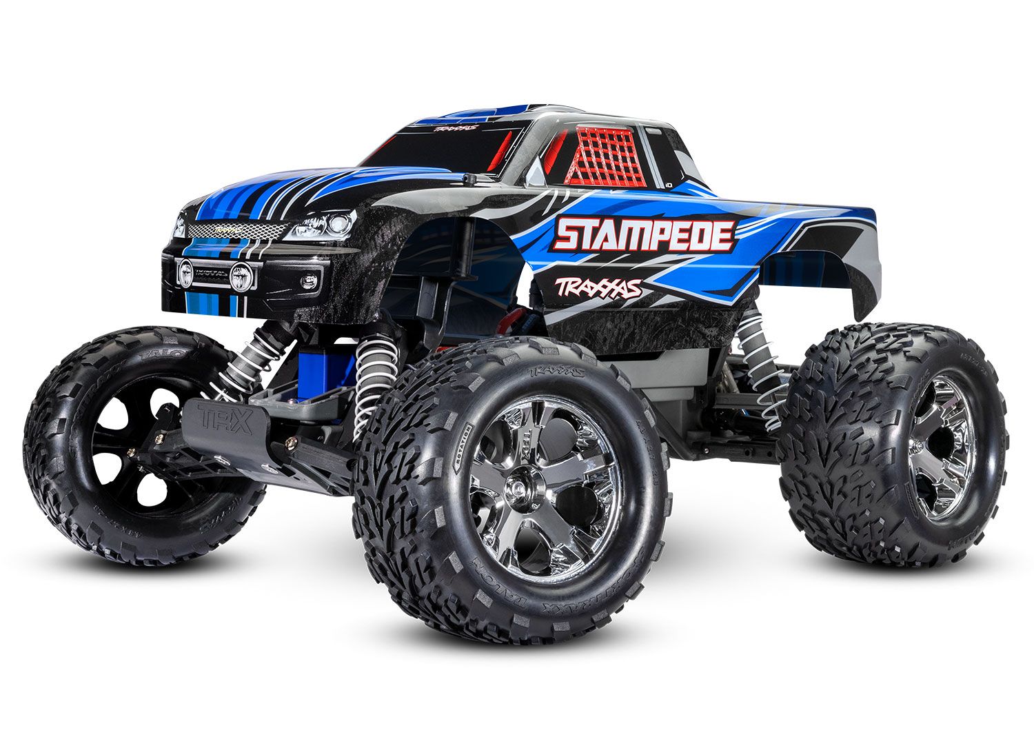 Stampeded 1/10 Scale Monster Truck W/Usb-C Blue CW-12791