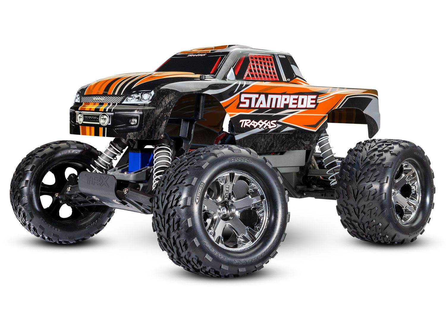 Stampeded 1/10 Scale Monster Truck W/Usb-C Orange CW-12793
