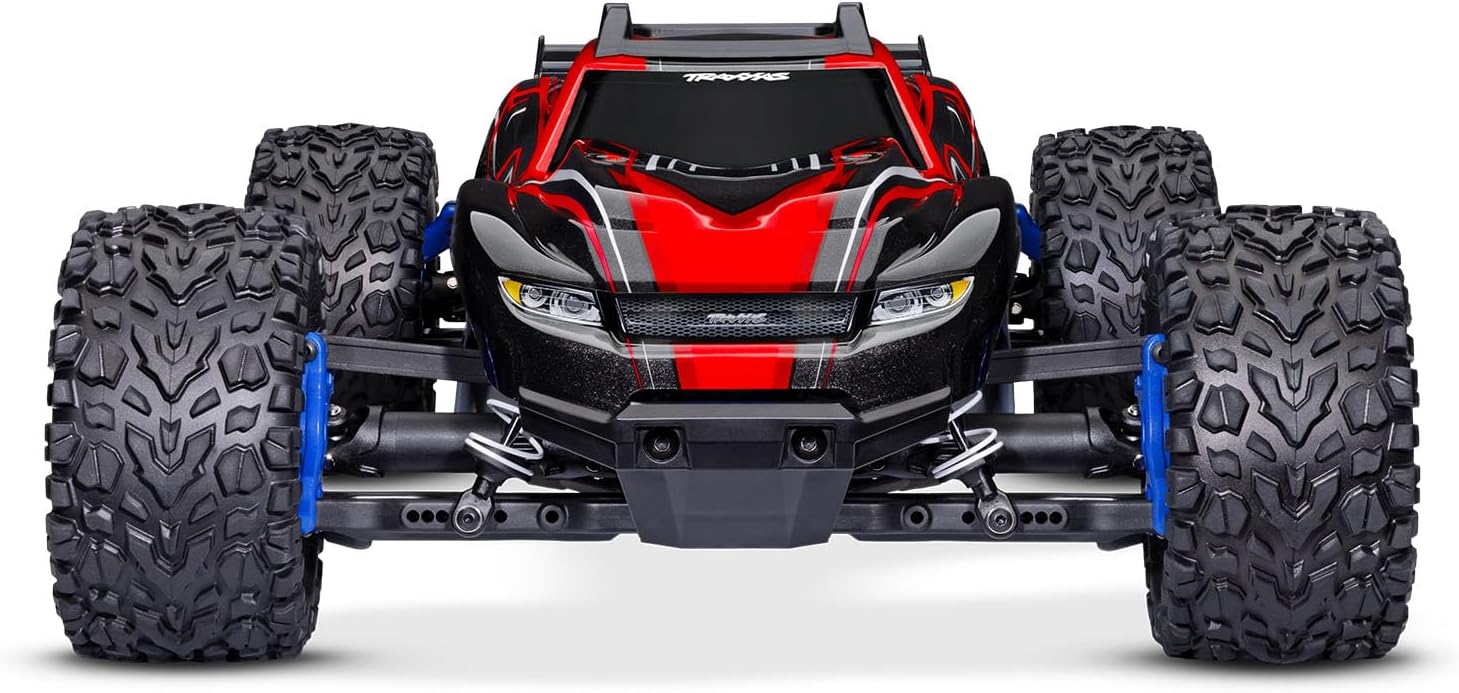 Red Rustler 4X4 Brushless 4Wd - (1-10) 67164-4-Red CW-12802_3