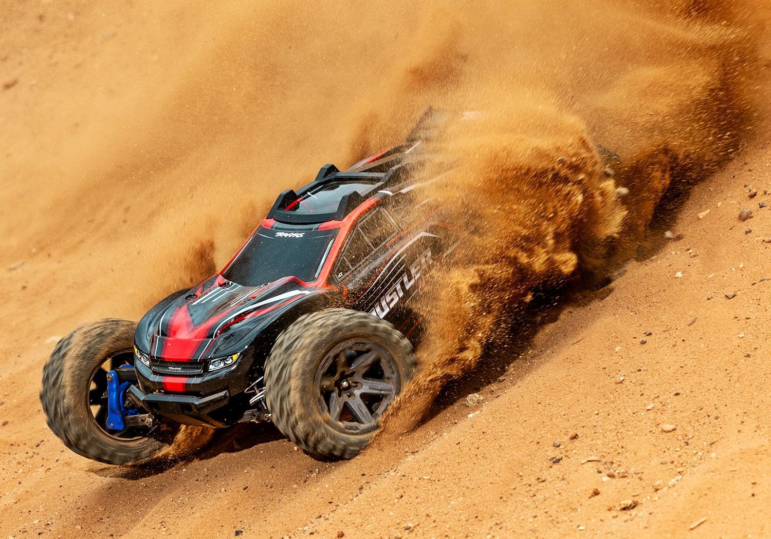 Red Rustler 4X4 Brushless 4Wd - (1-10) 67164-4-Red CW-12802_4